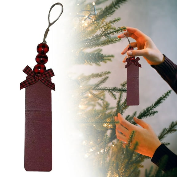 Christmas Decoration Wooden Wooden Crafts Socks Tree Pendant Home Decoration Hand Painted DIY Prop Accessories/ Red Wooden Wishing Card Christmas Stocking Decoration Pendant