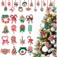 thumbnail image 1 of Christmas Decorations, 16 Pcs Candy Cane Ornaments Set for Christmas Tree, Shatterproof Mini Candy Christmas Decor for Xmas Tree Home Decorations, 1 of 6
