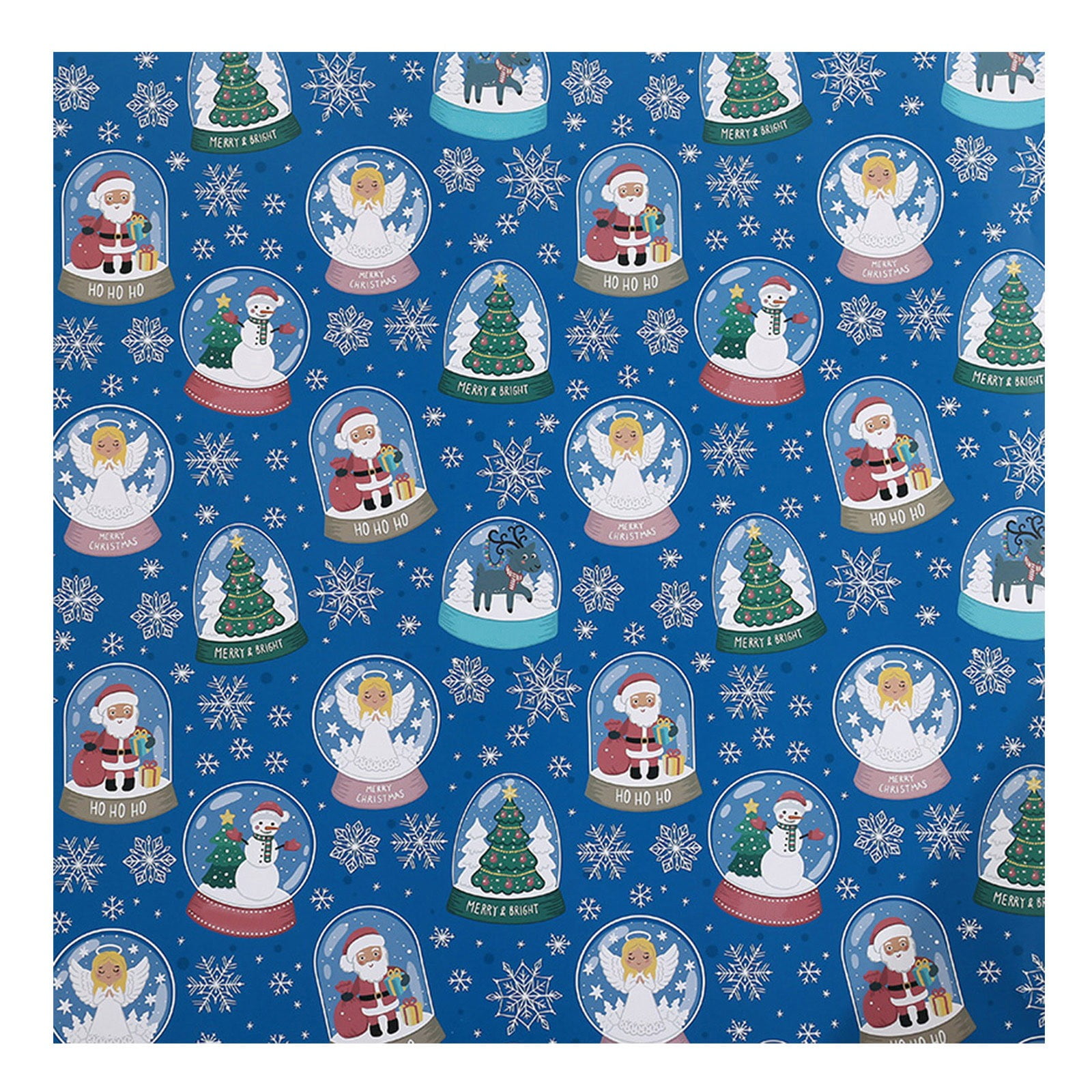 CakeSupplyShop Celebrations Green and White Presents Jolly Whimsical  Christmas Tree Christmas Holiday Gift Wrap 24inch x 12ft Folded Wrapping  Paper