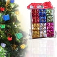 thumbnail image 1 of Christmas Decorations 2.5Cm Laser-Cut Mini Gift Bag/ Box Ornaments Sparkling Christmas Tree Decorations Small Present Hanging Packs For Xmas DIY Craft, 1 of 8