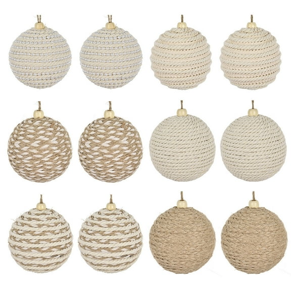 Christmas Decorations 2025!Mrzvby Xmas Tree Ornament Christmas Ball Foam Twines Wrapped Holiday Gift Set Seasonals Atmospheres Ornaments