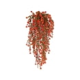 thumbnail image 1 of Christmas Decorations 2pcs Artificial Leaf Hanging Plant Home Decor Halloween Decorations Christmas Party Fireplace Decoration Fake Flower Hanging Basket Wall Hanging Decorations Excluding Baskets, 1 of 6