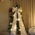 thumbnail image 1 of Christmas Decorations - 6.56 Ft Giant Bows with Long Streamers for Christmas Tree - Big Fluffy Tulle Bow for Tree Topper Window Wall Mantle - Indoor Home Room Party Valentines Xmas Decoration, 1 of 9