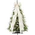 thumbnail image 1 of Christmas Decorations - 6.56 Ft Giant Bows with Long Streamers for Christmas Tree - Big Satin Bow for Tree Topper Window Wall Mantle - Indoor Home Room Party Valentines Xmas Decoration, 1 of 7