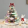 thumbnail image 1 of Christmas Decorations Artificial Christmas Tree Christmas Tree Book Stack 2D Acrylic Home Living Room Study Desktop Holiday Decorations Home Holiday Decorations, 1 of 5