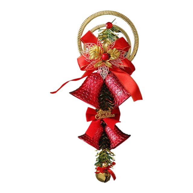 Christmas Decorations Bell Charms Gold Wind Chimes Ornaments Window