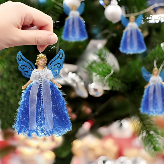 Christmas Decorations CHGBMOK Christmas Wing Angel Doll Hanging Xmas Tree Pendants Ornaments Home Decor Christmas Gifts on Clearance