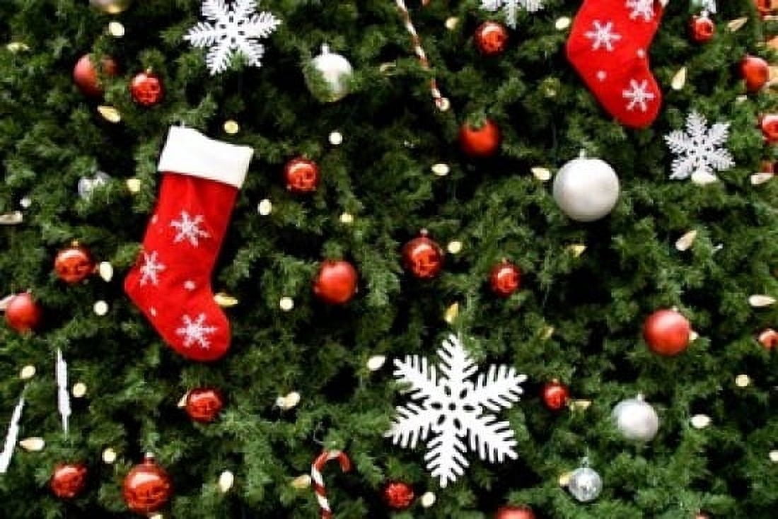 Christmas Decorations Canvas Art - Cindy Miller Hopkins DanitaDelimont (36 x 24)