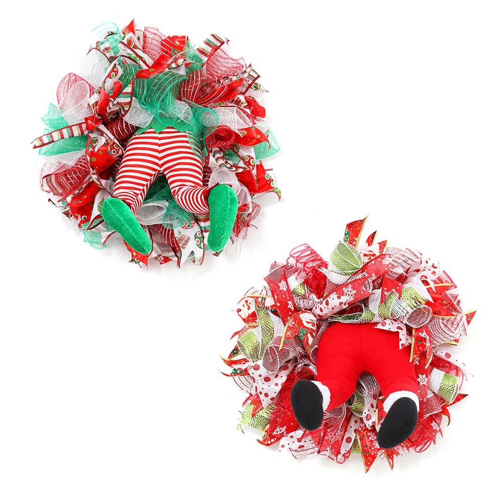 Christmas Decorations,Christmas Frosted Wreaths for Front Door