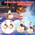 thumbnail image 1 of Christmas Decorations, Christmas Scarf Lights Outdoor Christmas Figure Set of 1 LED Acrylic Ducklings Garden Light-Up Holiday Decoration Big Christmas Ornament Christmas Ornament, 1 of 9