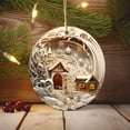 thumbnail image 1 of Christmas Decorations, Christmas Tree Christmas Decorations Christmas Scene Decorations Christmas Acrylic 2D Hanging Ornaments Sacred Car Hanging Decorations Stone Tassel Garland with Beads, 1 of 9