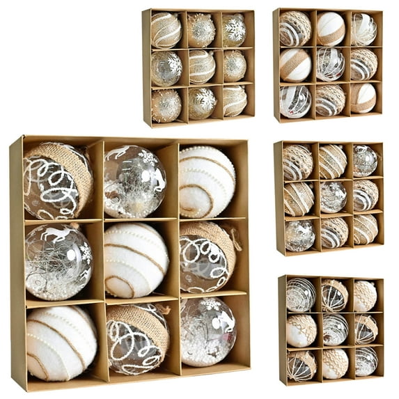 Christmas Decorations Christmas Tree Decorations 24-pack Christmas Balls Ornaments Set Christmas Ornaments Colorful Shatterproof Christmas Balls for Xmas Party Holiday Decoration Supplies