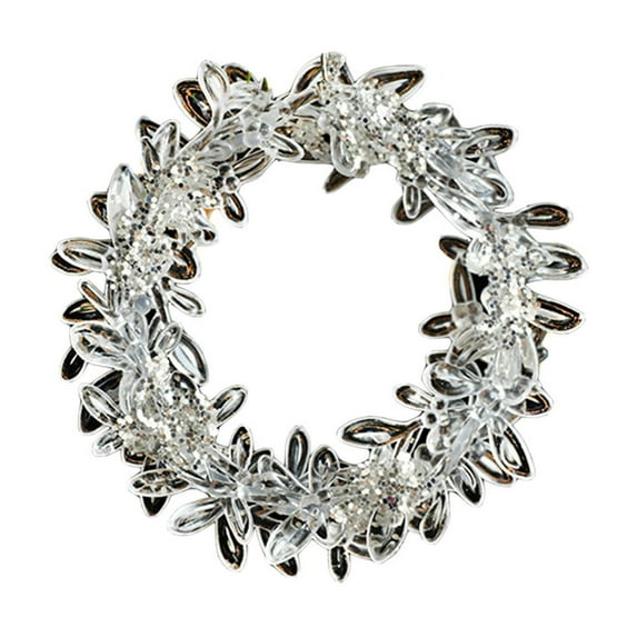 Christmas Decorations, Christmas Tree Decorations, Acrylic Reindeer Garland Hanging Pendant Ornament, Clear Transparent Durable Indoor Outdoor Holiday Decor