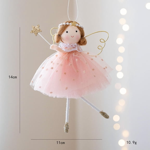 Christmas Decorations Christmas Tree Ornaments Girly Tulle Angel Girl Hanging Ornament Christmas Tree Ornament