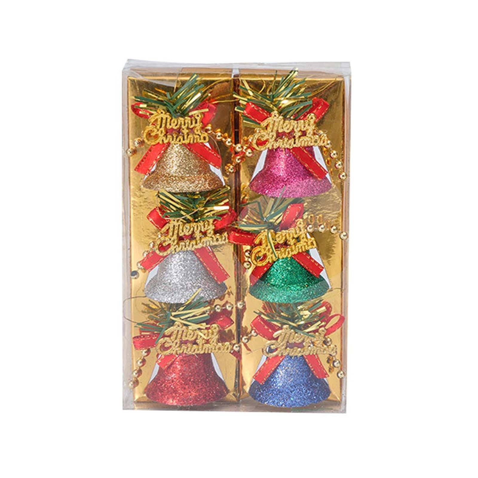 Christmas Decorations Christmas Tree Pendant Colorful Sprinkles Bells