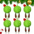 thumbnail image 1 of Christmas Decorations Christmas Tree Pendant Ornaments Imitation Balls Furry With Ribbon Party Decorations, 1 of 8