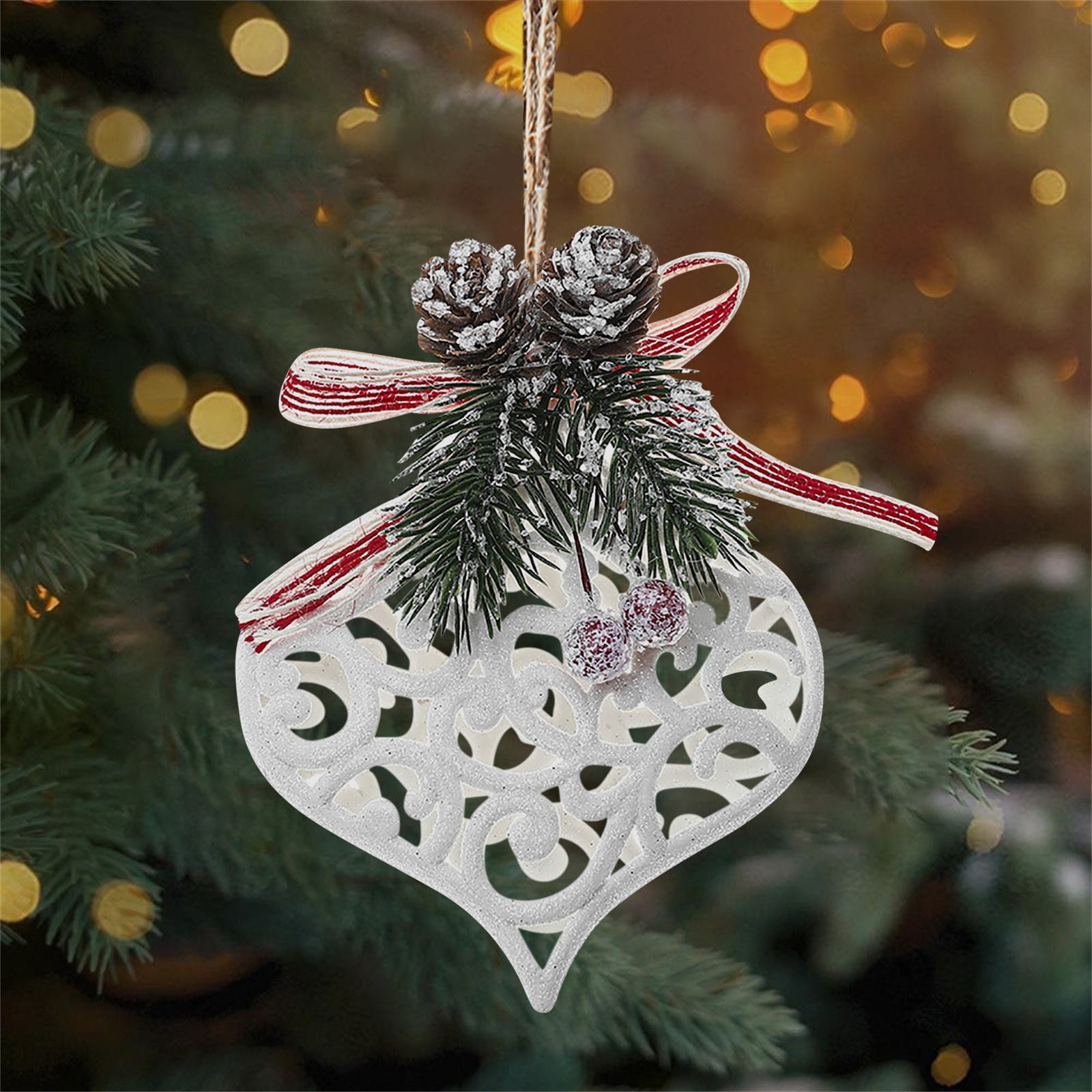 Christmas Decorations Christmas Tree Sticky Ornaments Cones Needles