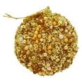 thumbnail image 1 of Christmas Decorations 1CT Christmas Ball Ornaments, Champagne Christmas Ball Decorations Shatterproof Plastic Hanging Pearl Balls for Holiday Party(60mm/2.36"), 1 of 2