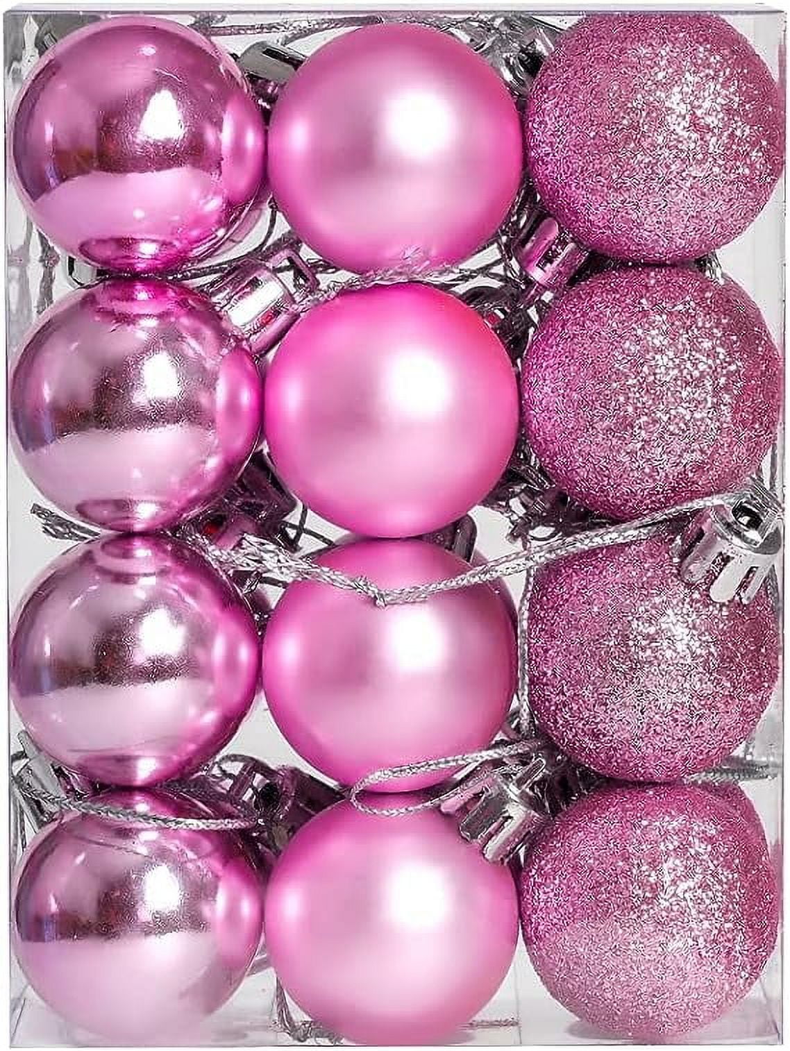 Christmas Decorations Clearance, 24Pcs Christmas Balls Ornaments, 1.18