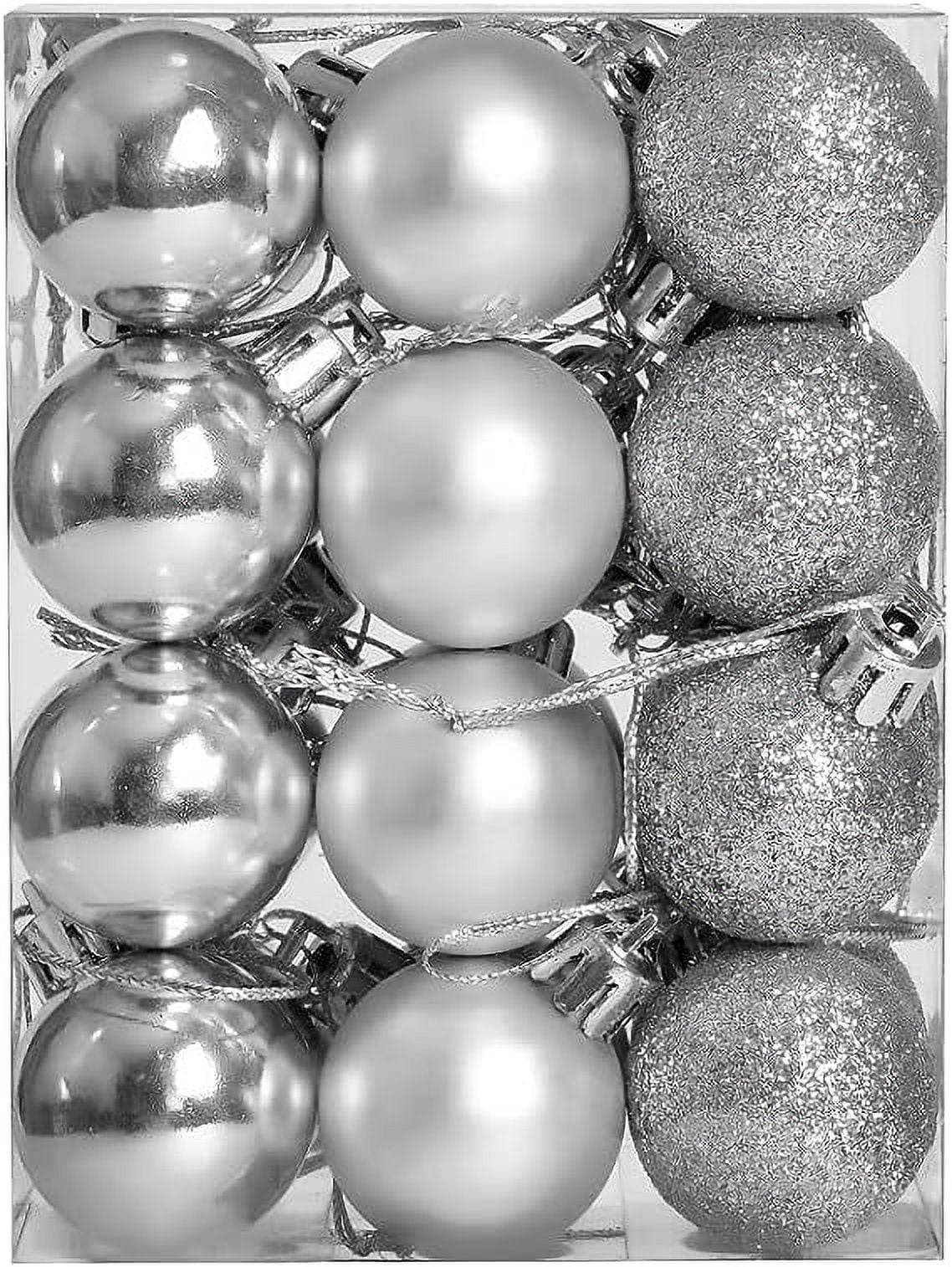 Christmas Decorations Clearance, 24Pcs Christmas Balls Ornaments, 1.18