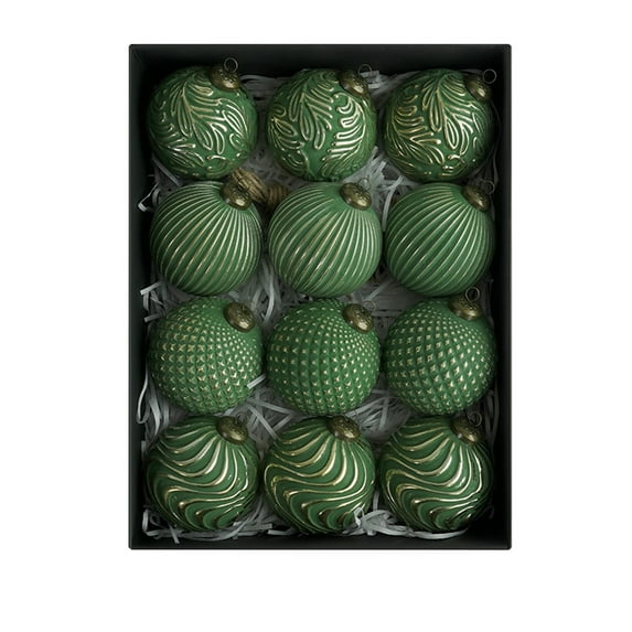 Christmas Decorations Clearance 8cm Antique Christmas Balls Decorative Ornament Christmas Tree Ornament Christmas Balls
