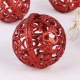 thumbnail image 1 of Christmas Decorations Clearance! Christmas Ball Ornaments 6Pcs 2.36'' Shatterproof Christmas Tree Decorations Hanging Home Party Ornament Decor Red, 1 of 2