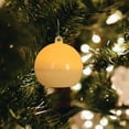 thumbnail image 1 of Christmas Decorations Clearance! Christmas Party Decorations Christmas Tree Led Colorful Hanging Balls Christmas Hanging Balls Yellow, 1 of 2