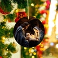 thumbnail image 1 of Christmas Decorations Clearance Decorative Pendant Christmas Pendant Acrylic Flatbed Car Decoration, 1 of 5