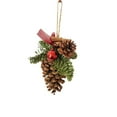 thumbnail image 1 of Pinecone Cinnamons Decoration Christmas Hanging Holiday Ambiance Decoration Wooden Small Hanging, 1 of 6