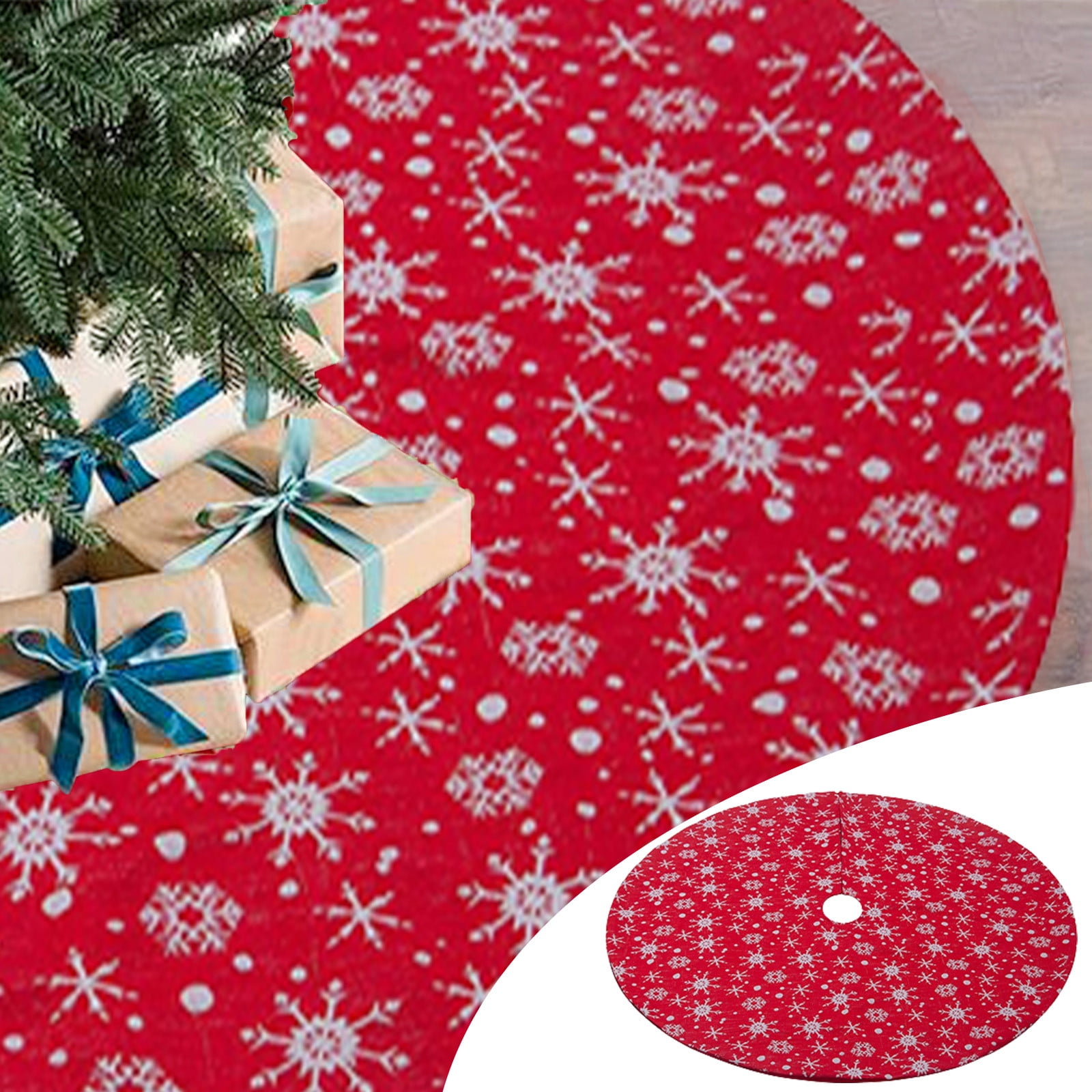 Christmas Decorations Clearance Christmas Tree Skirt, 48 Inch Cable