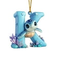 thumbnail image 1 of Christmas Decorations Cute Turtle Letter Shaped Ornament, 1 of 2