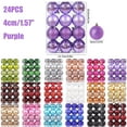 thumbnail image 1 of Christmas Ball Ornaments Sets,Happon 4cm/1.57" Multicolor Christmas Balls Shatterproof Xmas Balls for Christmas Tree Decorations, Hanging Ball for Holiday Festival Party Event, 1 of 4