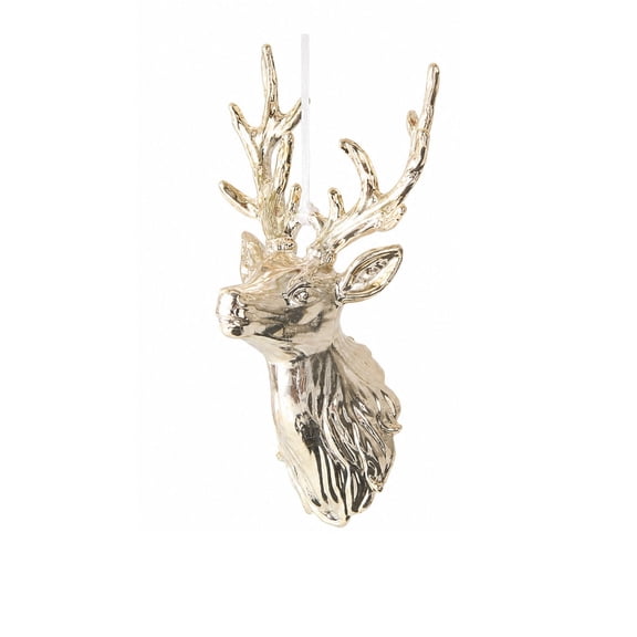 Christmas Decorations Deer Head Christmas Hanging Ornaments, 3D Reindeer Head Tree Pendants, Holiday Hanging Decor For Christmas Tree And Indoor Home Party Decorations