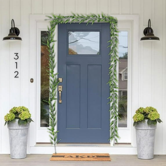 Christmas Decorations Garland, Xmas Decor - Simulation Of Green Vines Home Fireplace Decoration Christmas Thanksgiving Artificial Decoration Pendant 10 Fork Pines Needle Vines