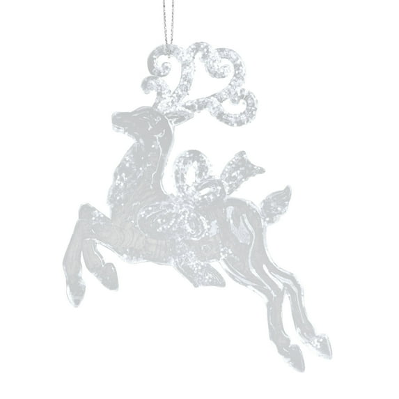 Christmas Decorations, Glitter Lace Snowflake Heart Hanging Ornaments For Christmas Tree Holiday Party Wedding Home Festive Winter Decoration