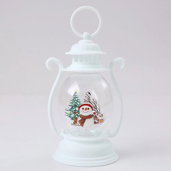 Christmas Decorations Glow, Children's Handheld Small Oil Lamps, Tabletop Decorations, Props, and Hanging Decorations