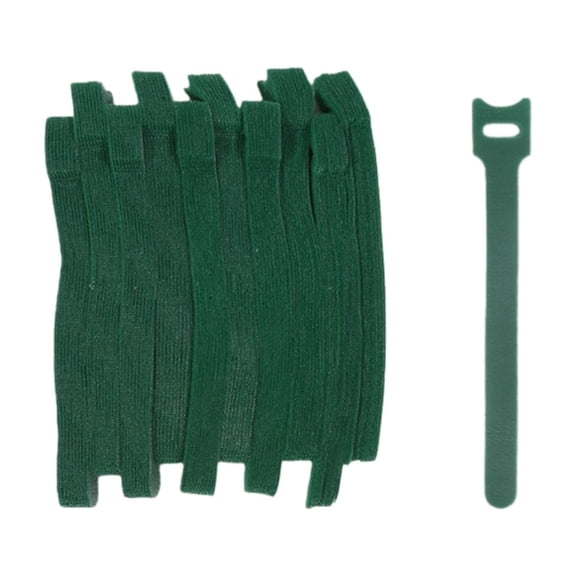 Christmas Decorations Green Reusable 100PCS 6/8inch Adjustable Nylon Ties & Straps Featuring Hook And Loop Fasteners Optimal For Climbing Support Christmas Garland Ties