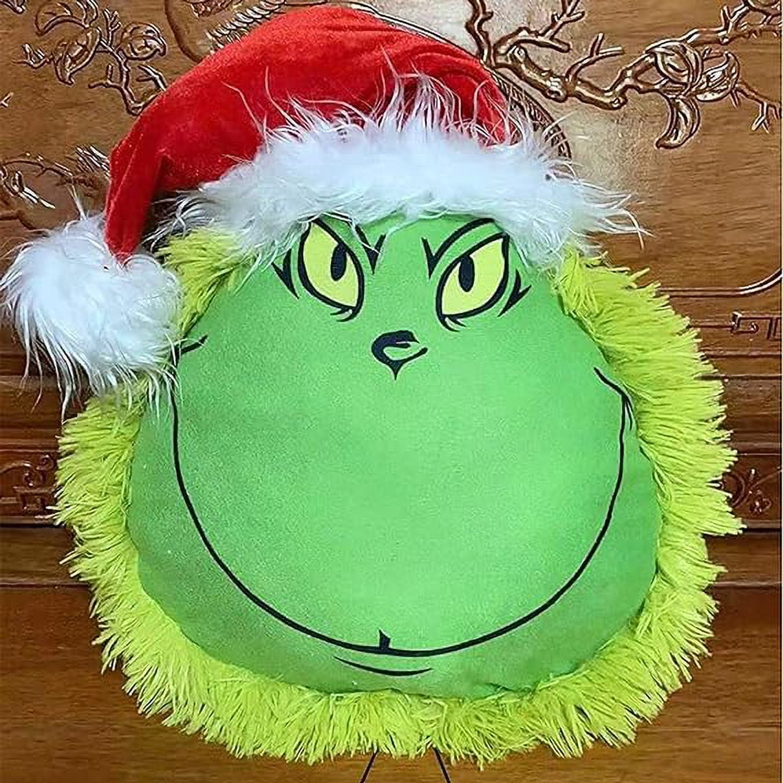  Christmas Garland Decorations,Elf Christmas Tree 𝐆rinch  Decorations Creative Christmas Tree Topper Head,Personalized Thief Stole  Christmas Hat Decoration for Christmas Tree Ornament (A) : Home & Kitchen