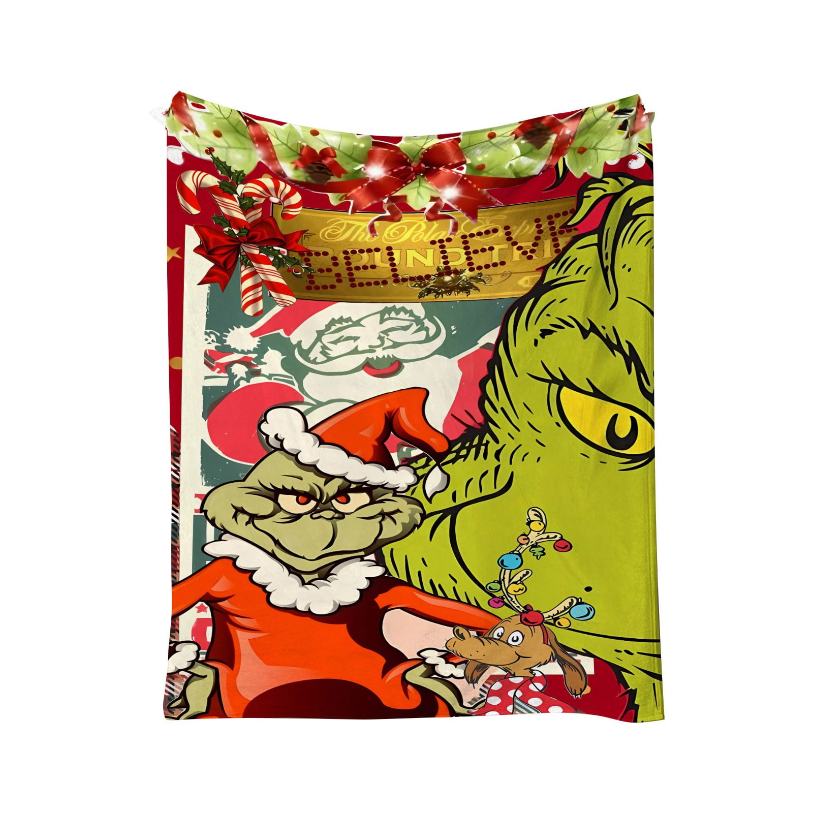 Christmas Decorations Grinch Weighted Blanket Printed Blanket Christmas