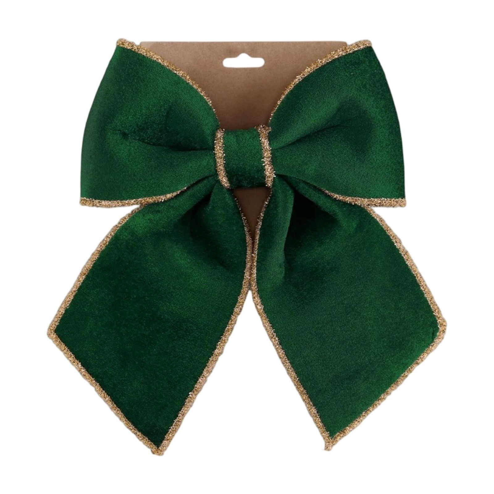 Christmas Decorations High-end Gold Velvet Bow Christmas Flocking Bow ...