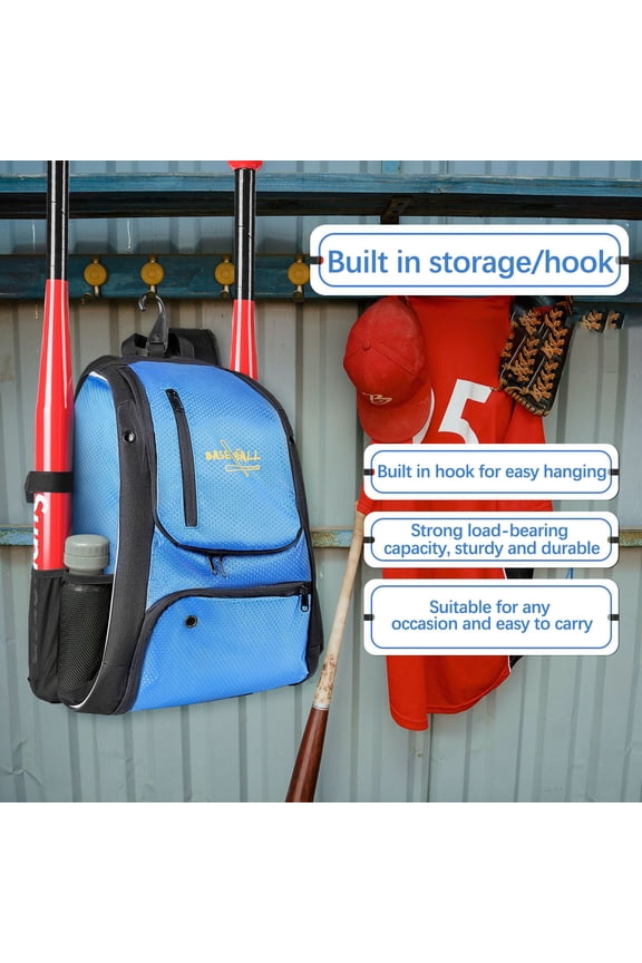 Backpacks For School,School Supplies, Softball Equipment Large Capacity Baseball Bag Shoulder Multifunctional Backpack