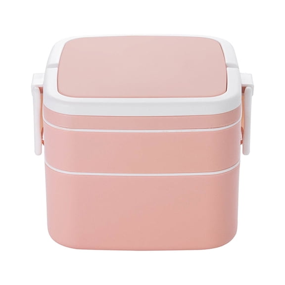 VOAVEKE Lunch Box,Snack Box, Double-layer Portable Lunch Box With Lid Lunch Box Heatable Lunch Box Student Lunch Box