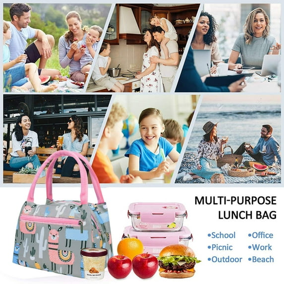 Christmas Decorations Holiday Deals 2024! VOAVEKE Lunch Box For Women,Lunch Box For Men, Insulated Picnic Carry Case Thermal Portable Cold Lunch Bag Bento Bag