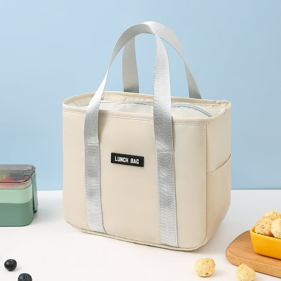 VOAVEKE Lunch Box For Women,Lunch Box For Men, Portable Insulation Bag Office Worker Student Small Meal Bag Thickened Lunch Bag
