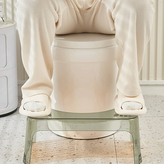 VOAVEKE Squatty Pottys, Toilet Stool, Toilet Stool Squatting Poop Stool Bathroom Potty Step Stool Toilet Assistance Steps Step Stool Fits All Toilets