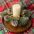 thumbnail image 1 of Christmas Decorations Holiday Ornaments Christmas Decor Items: Candles Candlesticks Wreaths Table Ornaments, 1 of 9