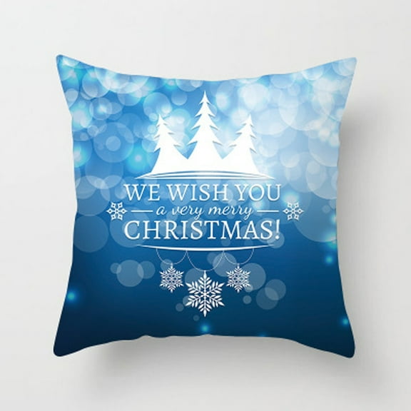 Christmas Decorations for Home, Christmas Pillow Covers 18x18, Home Decor Cushion Cover Christmas Print Pillowcase Throw Coversecor, Christmas Bedroom Decor, Christmas Decor