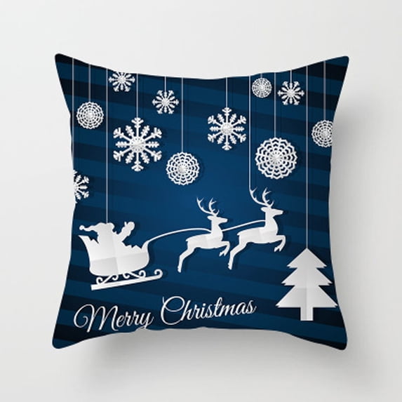 Christmas Decorations for Home, Christmas Pillow Covers 18x18, Home Decor Cushion Cover Christmas Print Pillowcase Throw Coversecor, Christmas Bedroom Decor, Christmas Decor