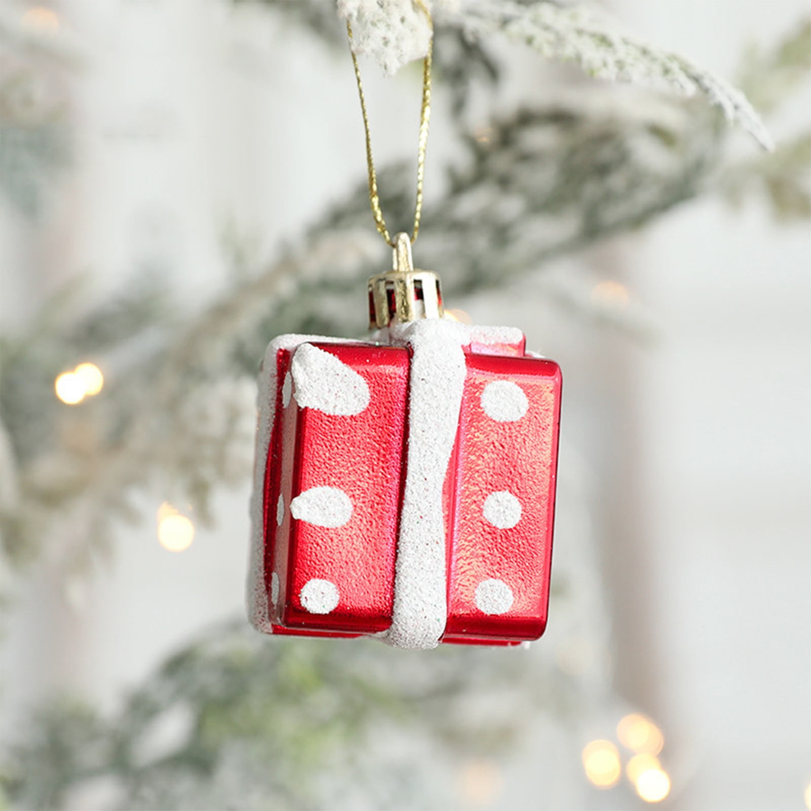 Christmas Decorations Ice Creams Snowman House Pentagrams Gift Box