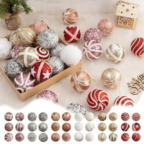 Christmas Decorations Indoor 6pcs Christmas Balls 8cm Christmas Tree Decoration Hanging Balls Christmas Balls Decoration Arrangement Christmas Tree Decorations